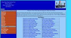 Desktop Screenshot of mattsmusicpage.com